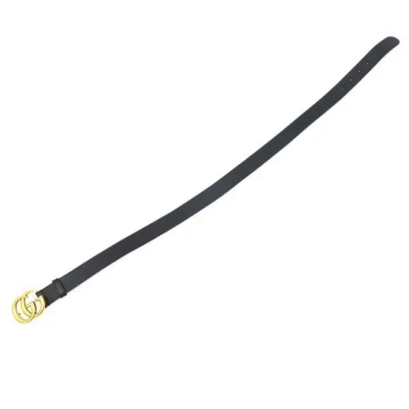 Gucci Double Slim Black 75